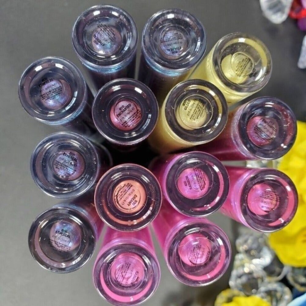 Almay Lip Gloss Goddess Gloss Gilded Lip Care Yellow Sparkle Make Up - Picture 7 of 9